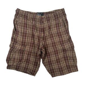Stussy Outer Gear Plaid Cargo Shorts 32